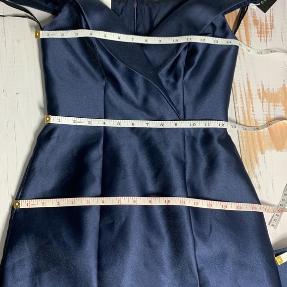 Alfred Sung Off The Shoulder Cuff Trumpet Gown D760 - Picture 12 of 12